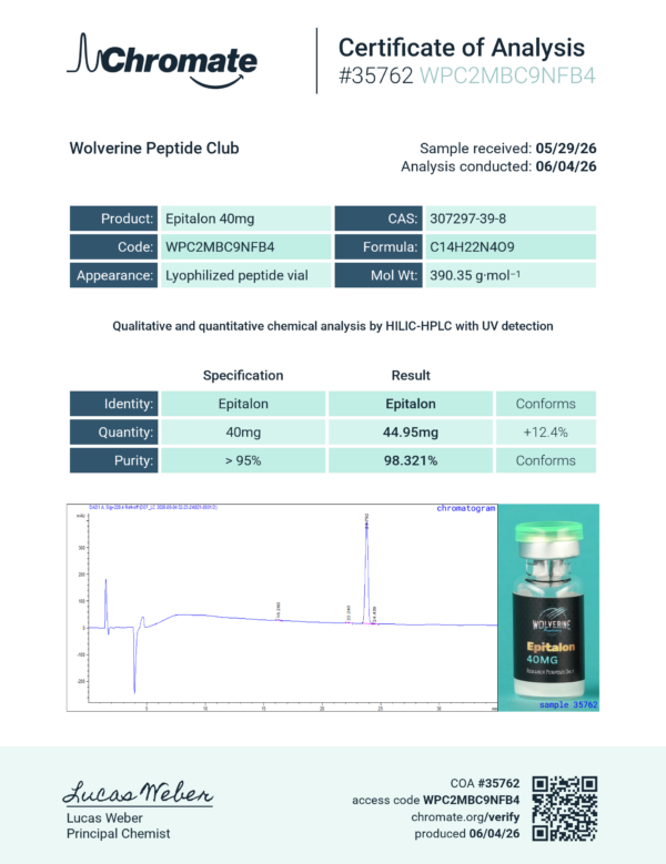 Epitalon 40mg