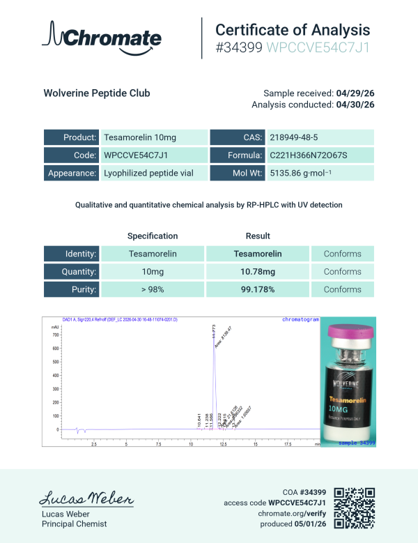 Tesamorelin