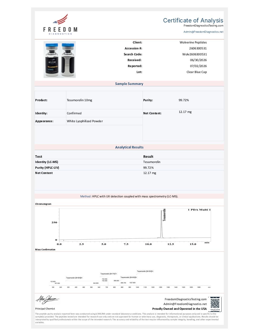 Tesamorelin