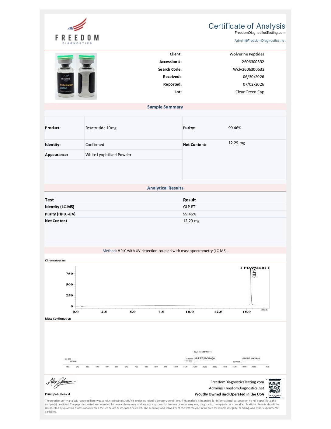Wolverine Flash Pack - GLP 3 10mg