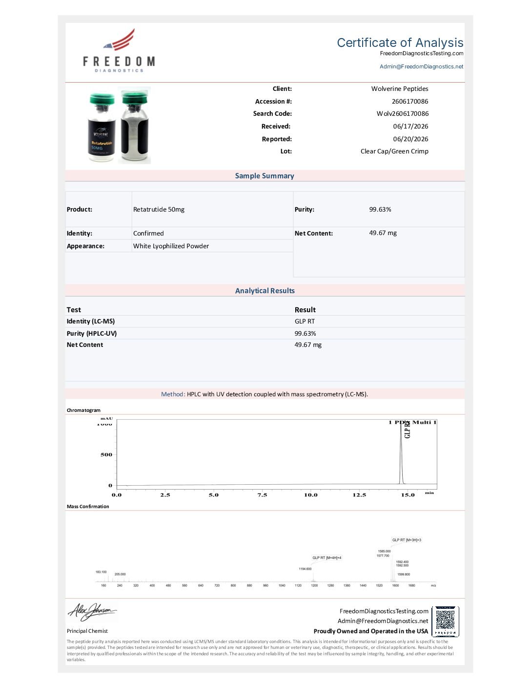 Wolverine Flash Pack - GLP 3 50mg